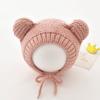 Warm Knitted Hat Windproof Beanie Hat New Ear Protection Hat  for 1-2Y