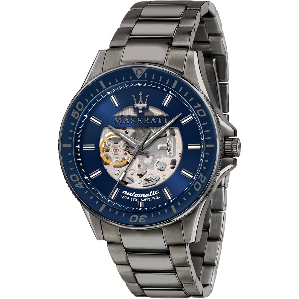 

Maserati Sfida Blue Metal Men s Mechanical Automatic R8823140001 синій