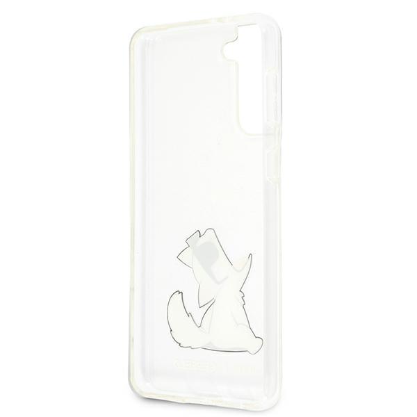 Etui do Samsung Galaxy S21 Plus Karl Lagerfeld Choupette Fun Transparentne