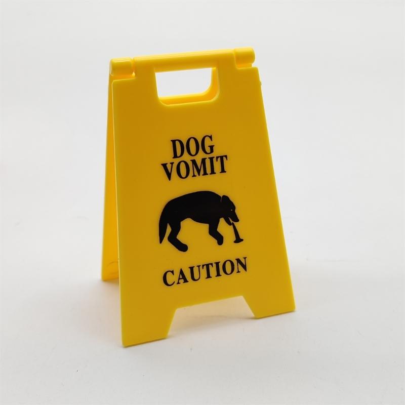 Yellow Cats And Dog Vomit Alerts Sign Durability Waterproof Dogs Vomit Sign Home And Garden Decors Cats Lover Gift