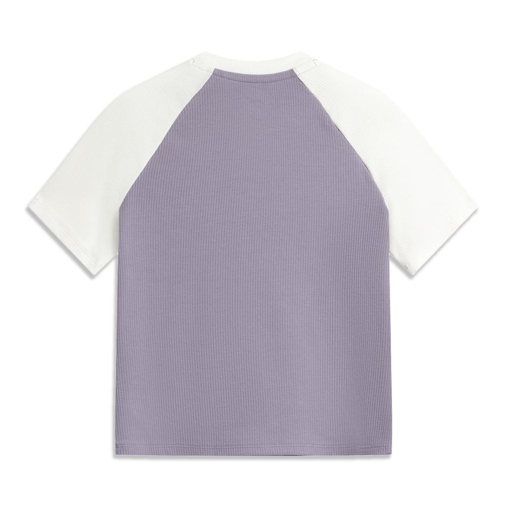 Li Ning x GUGONG,LIANMINGKUAN China Culture Collection T Shirt Women's Purple AHSV694-2
