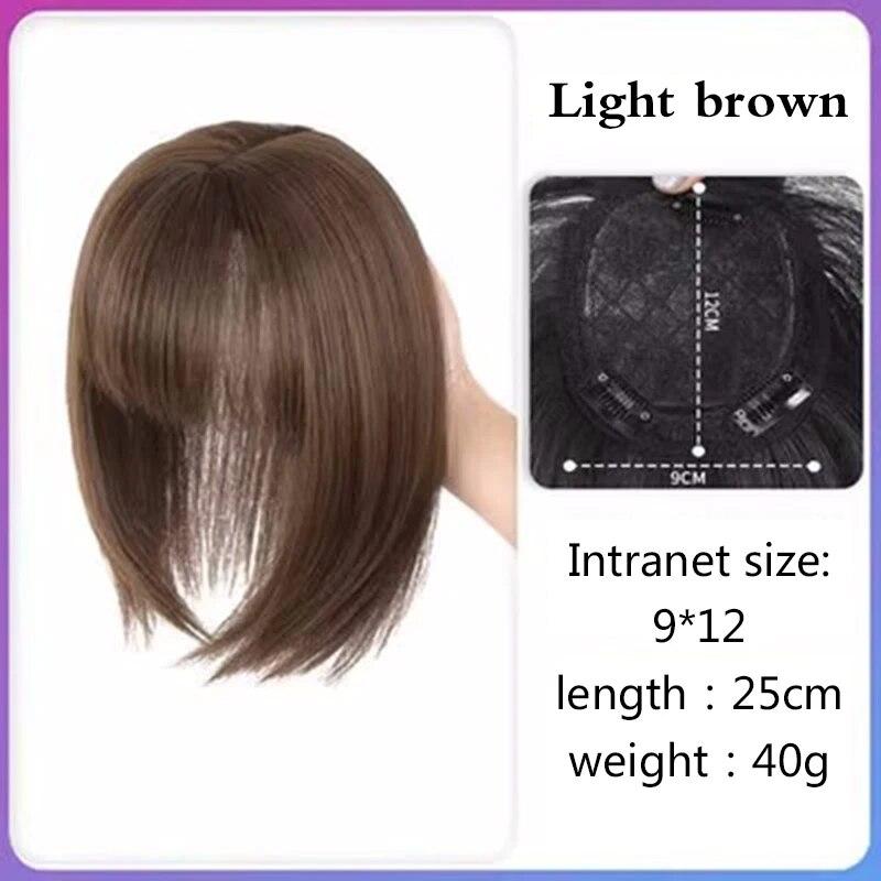 

PAGEUP Синтетическая 3D челка 25 СМ Невидимая Бесшовная воздушная челка на голове Натуральная невидимая челка для увеличения объема волос 1B/30HL