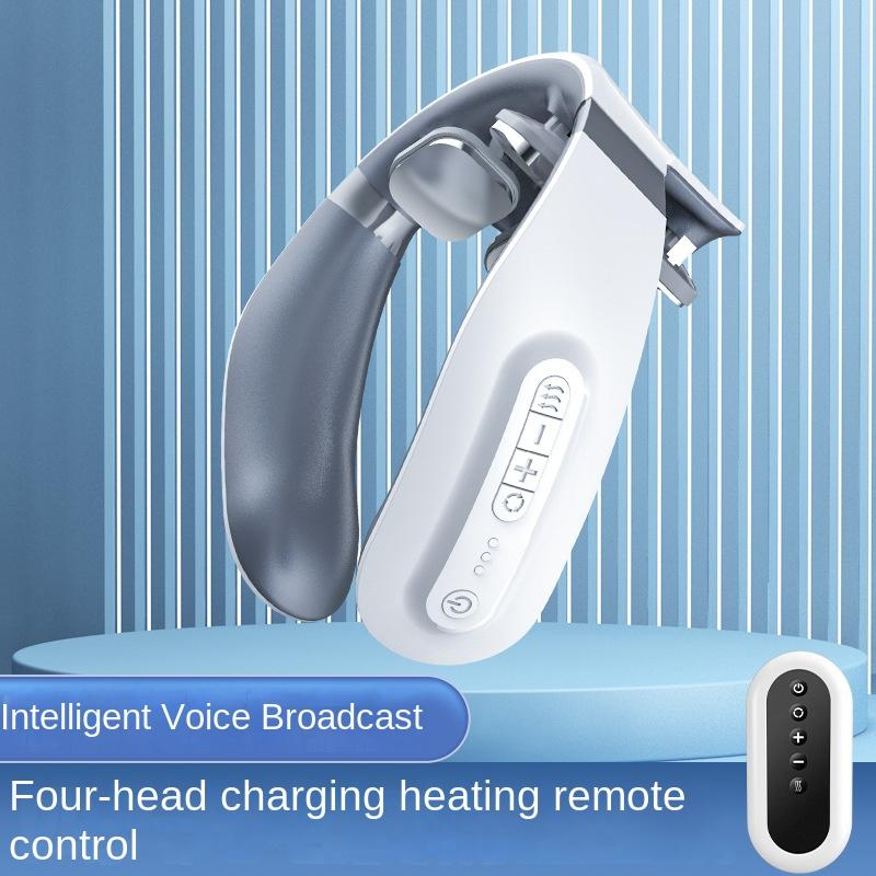 Vertebra Massager Fashion Hot Compress Shoulder and Neck Relaxation Neck Protector Multifunctional Home Intelligent Cervical Vertebra Massager