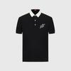 Men's 100% Cotton Short-Sleeved Polo Shirt with Contrasting Collar