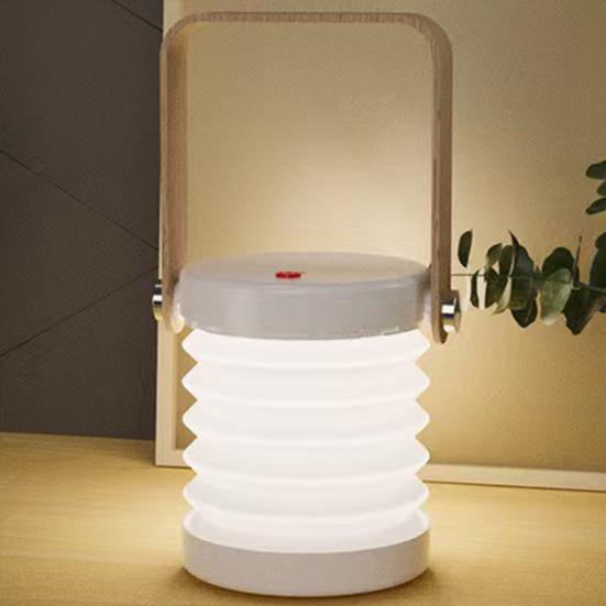 Night Light USB Rechargeable 1200mAh Battery Operated Nursery Lamp LED Desk Light with 3-Level Dimming for Bedroom Nursery