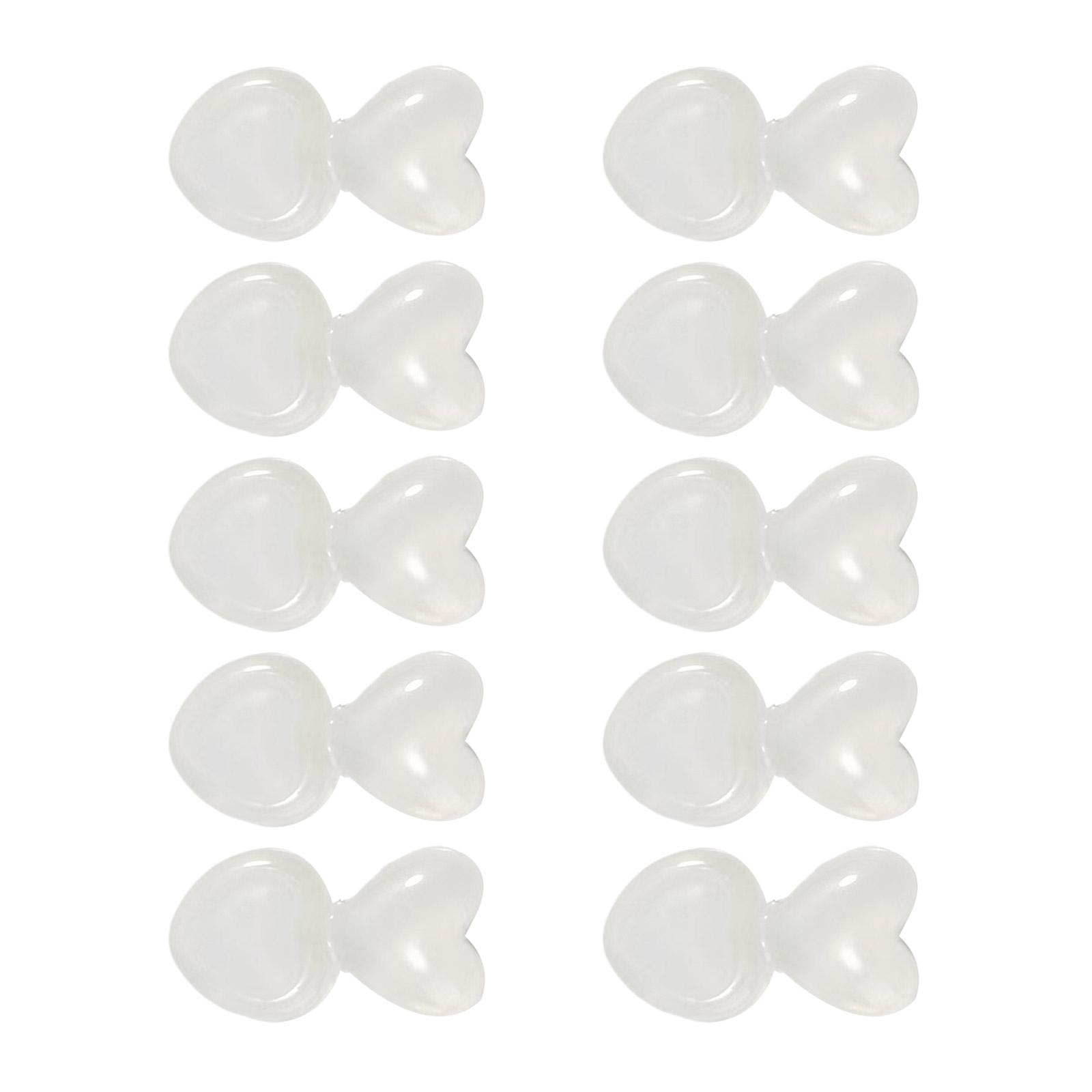 

10 шт. прочных силиконовых лифтеров для серег в форме сердца, надежные заглушки для пуссет и тяжелых серег, удобные в носке