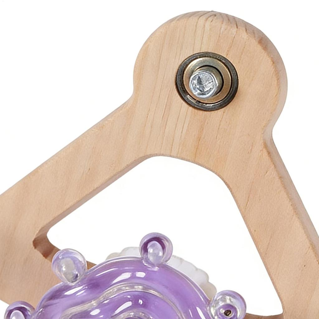 Bird Swing Wooden Rotatable Perch Bird Cage Accessories For Pets Hummingbirds Backyard Play Enrichment Exercise Climbing