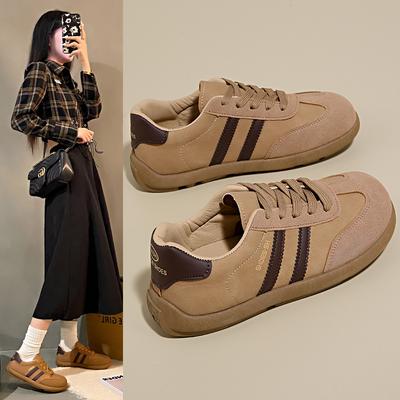 Retro platforma damskie jesienne nowe buty sportowe na płaskiej podeszwie casualowe buty deskorolkowe tide