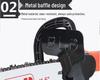 **Electric Chainsaw Attachment for Angle Grinders – Auto-Oiling Wood Splitting & Polishing Tool**