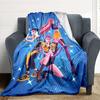 1pc KPop Flannel Throw Blanket HD Printed Lightweight Soft Warm All Season Blanket for Sofa, Bed, Travel, Camping Machine Washable