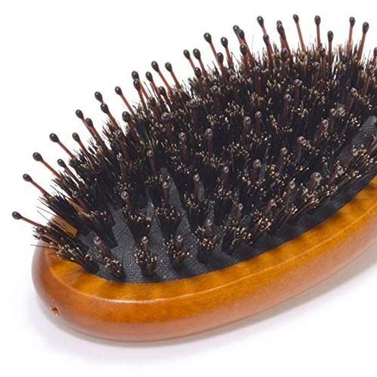 Mapepe Glossy Natural Hair Mini Mix Brush Brown 1 Piece