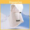 Winter Warmth Unisex Fleece Neck Gaiter With Letter Print For Outdoor Sports
