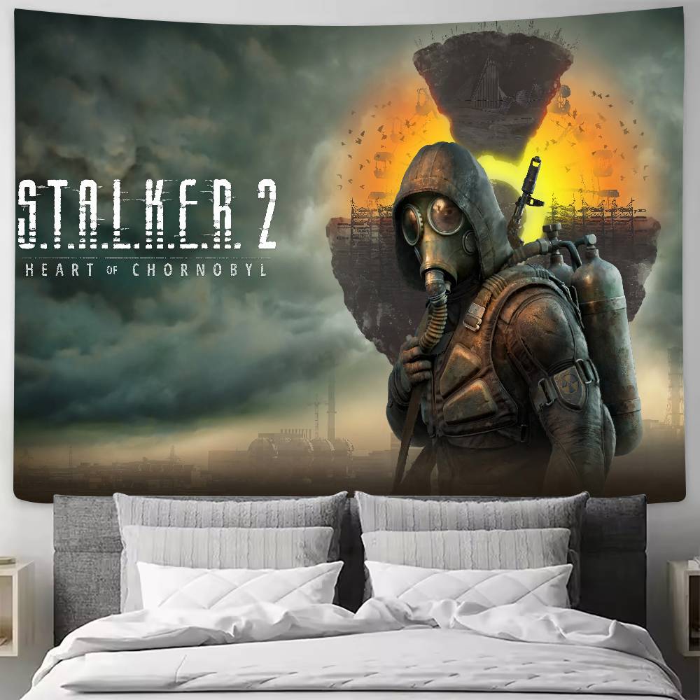 Horror Thriller Adventure Game SSTALKER Series Game Tapestry Decoration Bedroom Dormitory Background Living Room Club Tapestry