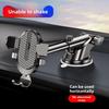 Universal Dashboard Suction Cup Phone Holder - Multifunctional, Telescopic and Rotating with Auto-Locking Feature for Secure Navigation, Car Accessory