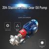 Jingrong 304 Stainless Steel Gear Oil Pump with Motor