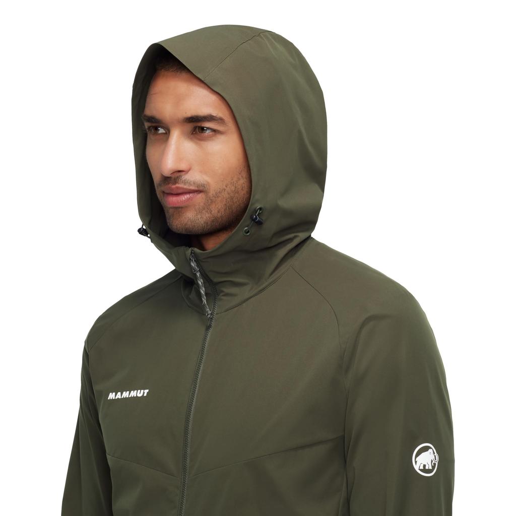 Mammut Granite SO Hooded Jacket AF Dark Asian Fit Men's 1011-0032, Marsh,