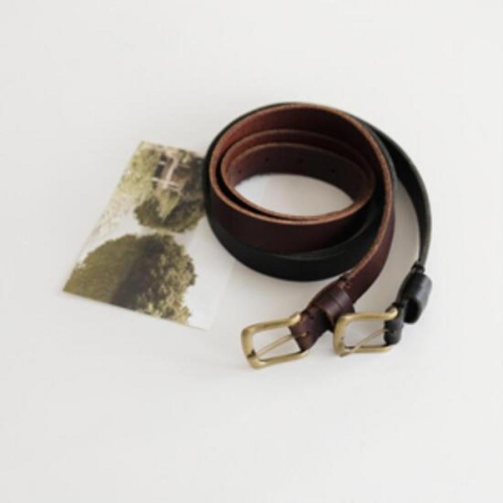 Open Run Women Office Basic Real Interview Belt Cowhide