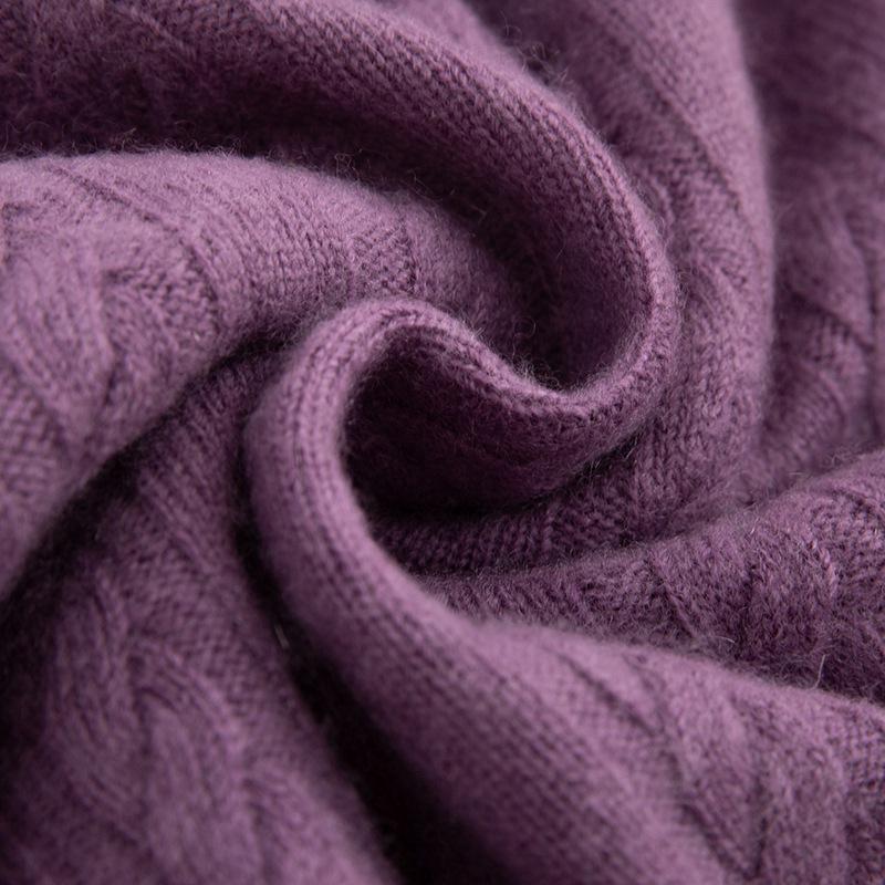 Women's Pure Cashmere Cardigan V Neck Loose Knitwear Sweater, Autumn 2023 Collection