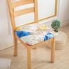 Floral Print Chair Seat Cover Elastic Soft Seat Cushion Covers Stretch Spandex Slipcovers For Living Room Restaurant Wedding