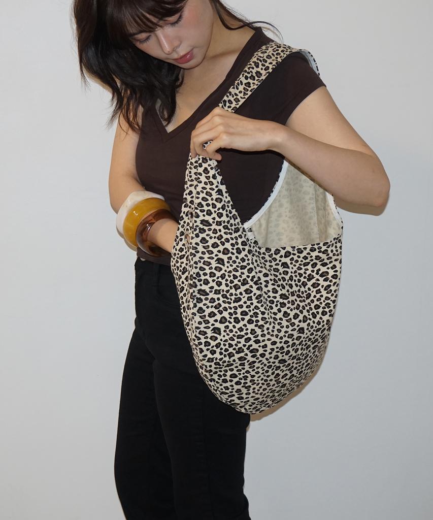 Salbol Fig Leopard Bag [Beige]