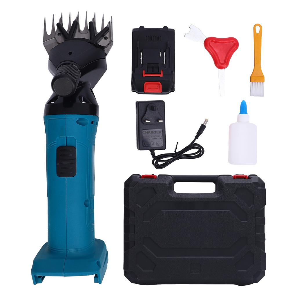Electric Sheep Shears Animal Shearing Clippers 6-Speed Adjustable 9-Tooth Blade Powerful & Quiet Motor for Sheep Goats Livestock