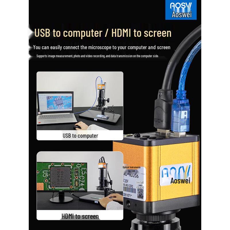 AOSVI AO-HD206 Phone Repair Electronic Microscope
