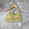 Stoßfester doppelseitiger Nylon-Sport-BH mit Y-Rücken - Racerback-Design