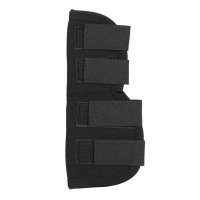Rodillera protectora negra de neopreno para mascotas anti-lamido Almohadilla de soporte para asistencia de pata de perro Lesiones Herida