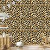 Animal Skin Wallpaper Ochre, Gold and Brown for Living Room and Bedroom 50x1000