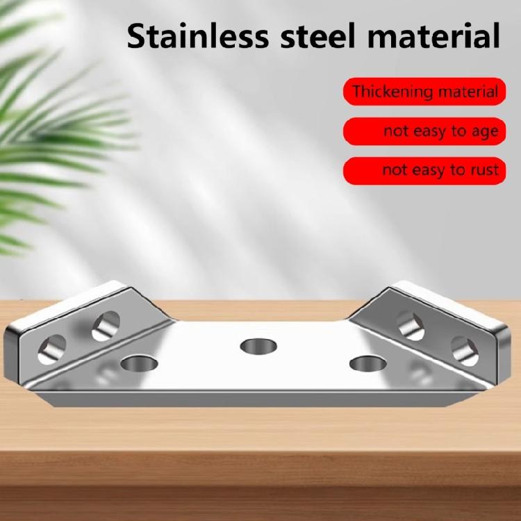 20Pcs Universal Furniture Corner Connectors Stainless Steel Angle Corner Brackets