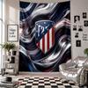 Nástěnná tapiserie Atletico Madrid Domácí dekorace Závěsná látka na zeď pro ložnici Obývací pokoj Pozadí