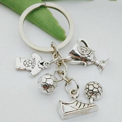 Portachiavi Ciondolo Trofeo Commemorativo Calcio e Basket Regalo