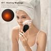 Electric Silicone Face Scrubber Device Sonic Facial Cleansing Wash Brush for Men Women Rechargeable Face Exfoliator for Massage