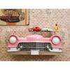 Akizuki Boeki Wall Mounted Object Car Stylish Retro OLDIES CAR HEAD SHELF PINK GK065 'Presly'