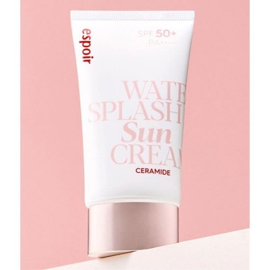 ESPOIR Water Splash Ceramide Sunscreen SPF50+ PA++++ Hydrating Barrier Sun Cream 60ml