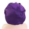 Waterproof Shower Cap Leopard Print Double Layer Elastic Shower Hair Cover Reusable Wave Point Shower Cap Bathroom Supplies