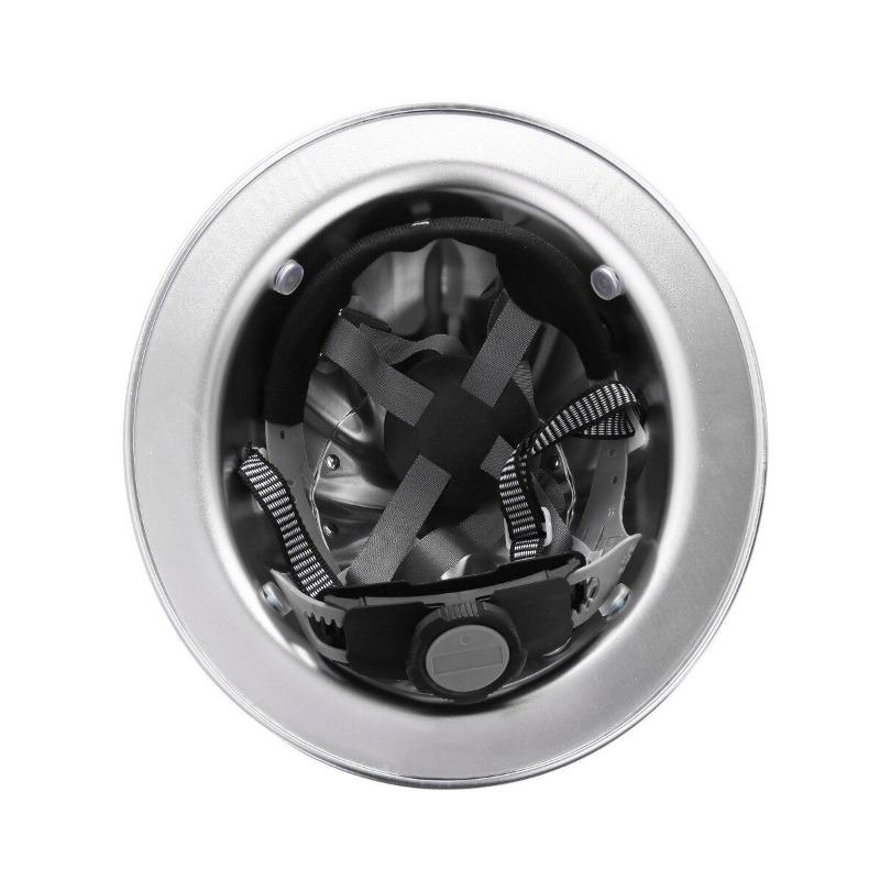 Aluminum Alloy Safety Helmet High Hardness Railway Metallurgy Mine Work Cap Lightweight Full Brim Construction Safety Helmet