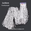 2x1m Gold Tinsel Fringe Curtain for Parties, Weddings & Photos