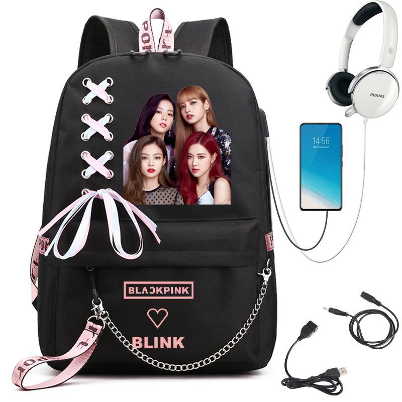 Large Capacity Schoolbag with Shoulder Strap; Student Three-piece Pencil Case Set