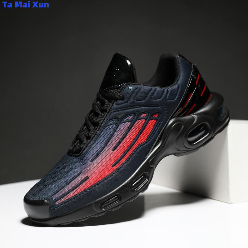 Shoe Size36-47 Men Low-top Air Cushion Sports Shoes Men Breathable Cozy Lightweight Cushioning Womens Casual Walking Sneakers