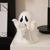 Cartoon Ghost Tissue Box Household Ceramic Tissue Box Fun Halloween Toilet Paper Holder Desktop Storage Ornaments Napkin Holder