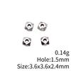 New Year's Day Jewelry Findings Small Torus Spacer Beads Accessories Parts Backpack Accessories