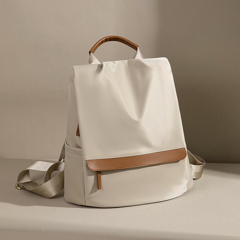 Korean Version of Anti Theft Backpack for Women New Fashionable and Versatile Backpack Personalized Waterproof Oxford Cloth Student Schoolbag Trend