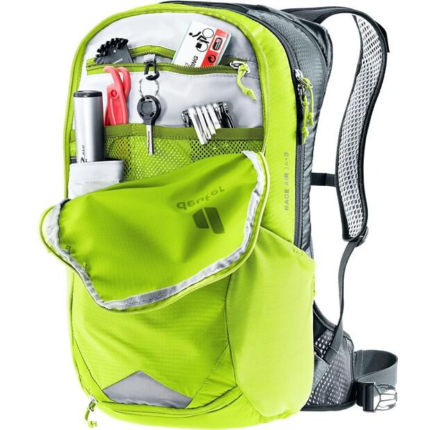 Backpack Deuter Race Air 14+3 Citrus/graphite (3204423-8403)