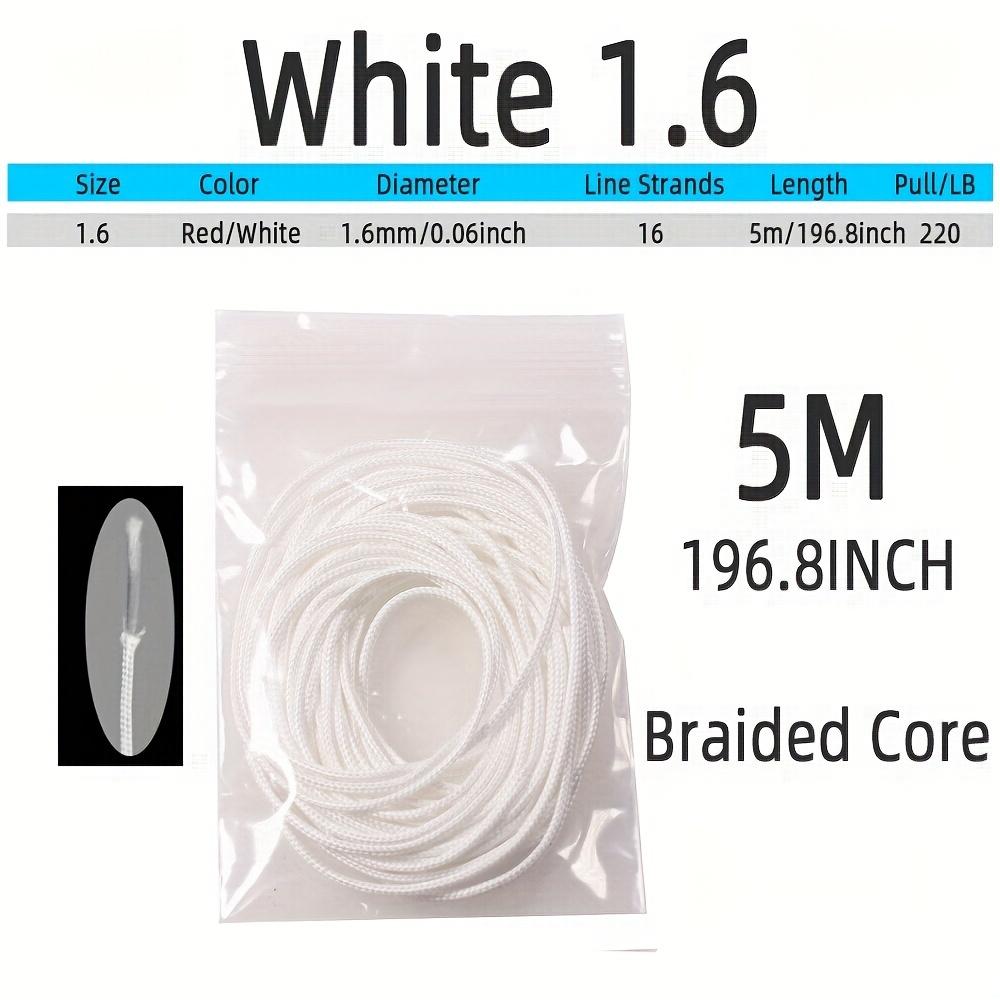 

5 м/упак. PE плетеная леска для джиг-крючка, такелаж, дайвинг, копье для рыбалки, проволока из нержавеющей стали с сердечником, соединительная веревка, аксессуары для приманок