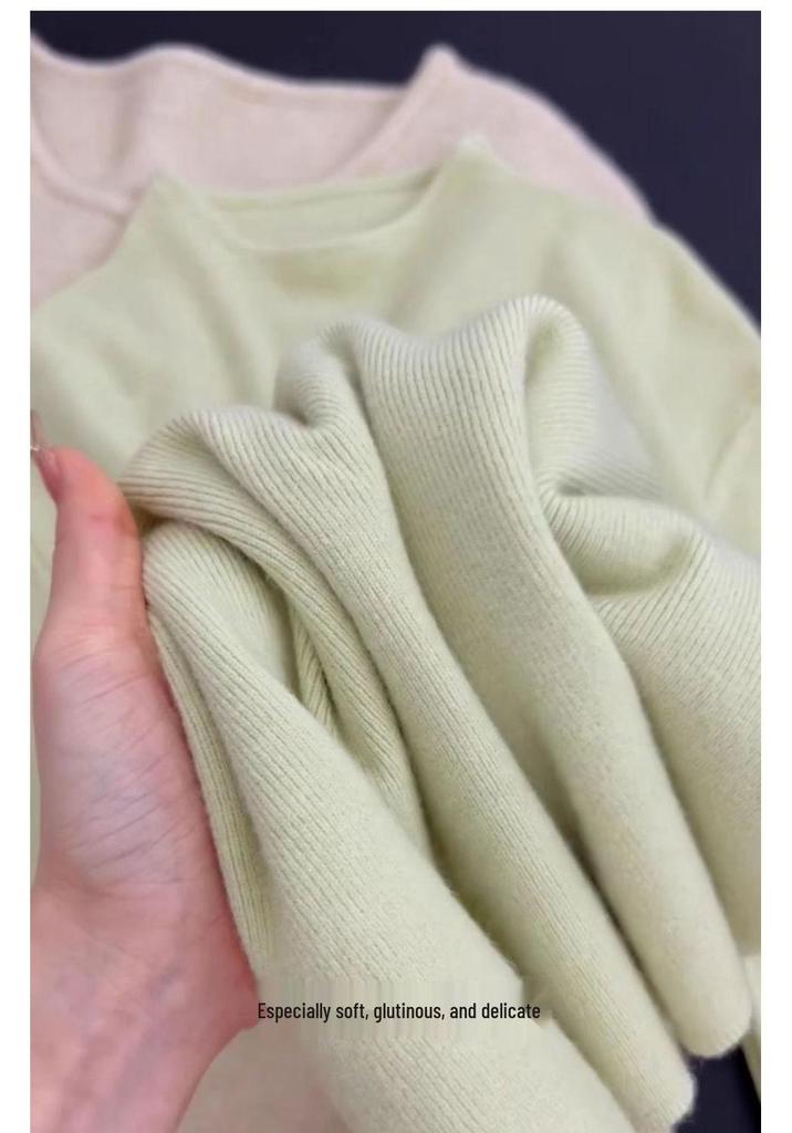Heartwarming Textured Layered Knit Sweater - High-End Slim-Fit for Women, New Autumn/Winter Arrival