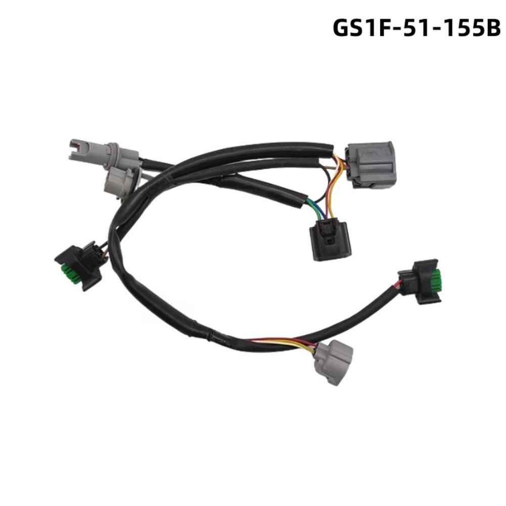 Front Headlight Socket Harness for Mazda 6 GH 2007 2010 OEM GS1F51155B Replacement Part for Reliable Headlight Connection