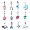 Charm Copper Colors Ocean Octopus Turtlebead For Original Bracelet Diy Beads Charms Jewellery Making Gift For Women Styfne