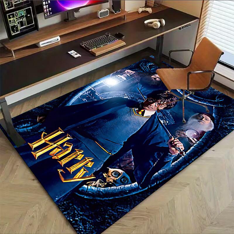 1pc Harry Potter Carpet, for Home & Office Decor, Desk Chair Carpet, Festive Gift,Conference Room CarpetL1107