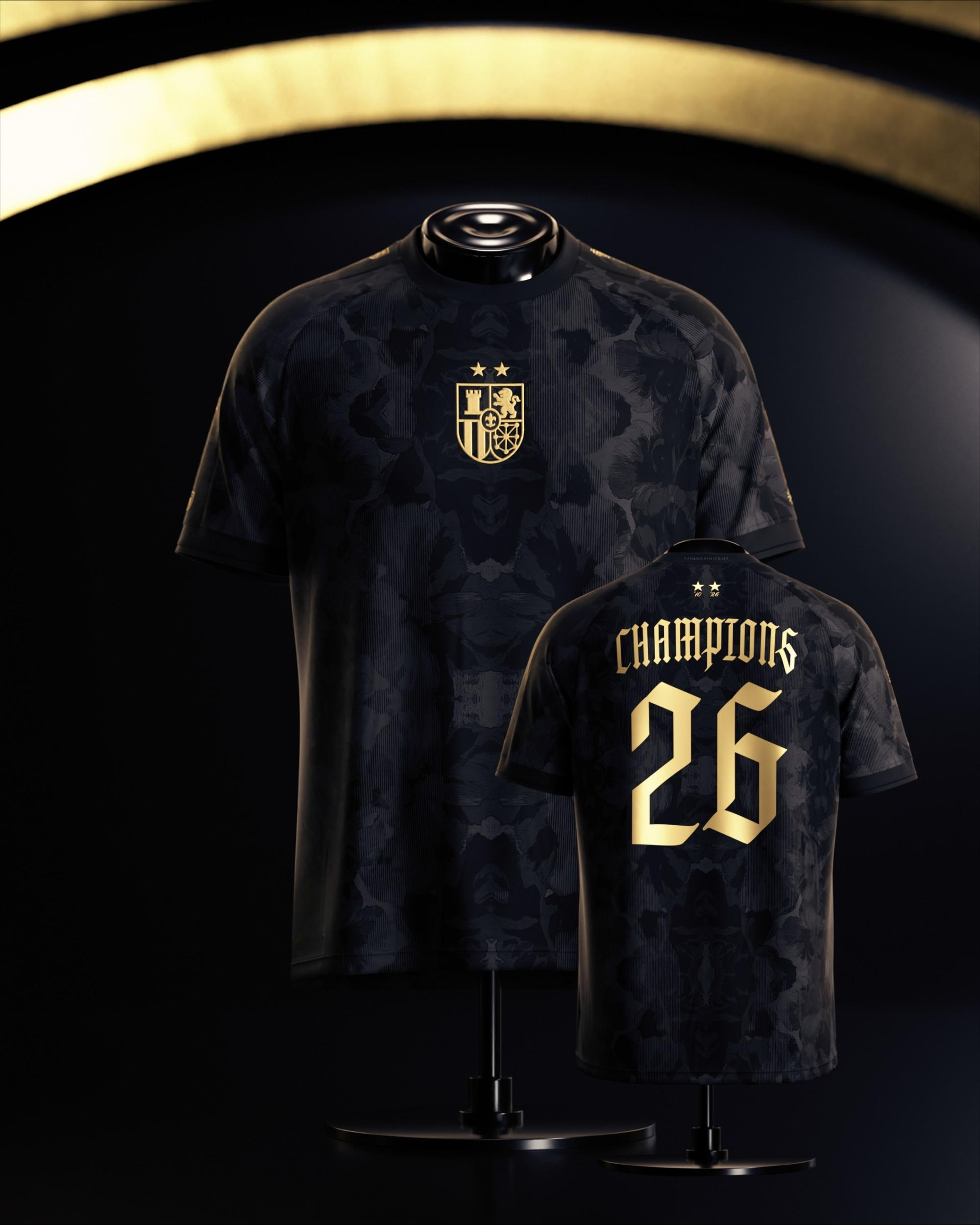 2026 Unisex 2 zvaigžņu Spānijas futbola